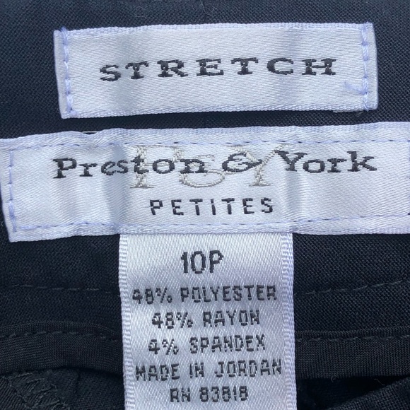 Preston & York Black Petites Stretch Slack… - Picture 8 of 8